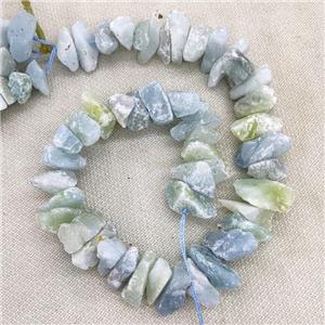Natural Aquamarine Nugget Beads Freeform Rough, approx 12-22mm [GA2868]