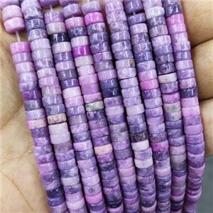 Lilac Jasper Heishi Spacer Beads, approx 6mm [GA3067]
