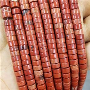 Natural Red Jasper Heishi Beads, approx 6mm [GA3077]