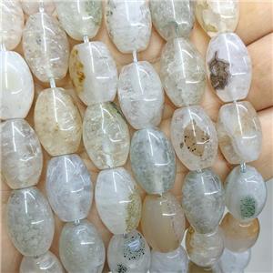 Druzy Agate Rice Beads Natural Color, approx 13-18mm [GA3551]