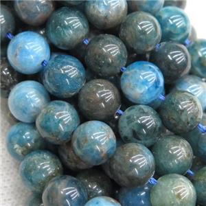 blue Apatite Beads, round, approx 8mm dia [GB11652-8MM]