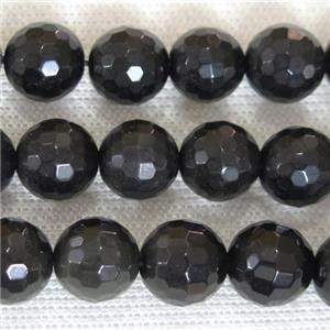 faceted round Obsidian Beads, approx 6mm dia [GB11682-6MM]
