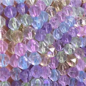 mix Gemstone Beads, star-cutting, approx 6mm dia [GB11766-6MM]