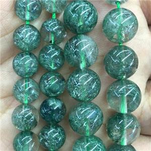 green Quartz beads, round, treated, approx 6mm dia [GB11860-6MM]