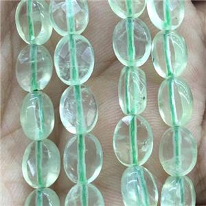 green Prehnite Beads, faceted oval, approx 6x8mm [GB11864-6X8MM]