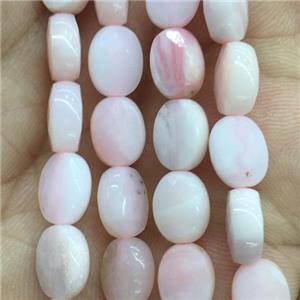 pink Opal Stone Beads, faceted oval, approx 6x8mm [GB11879-6X8MM]