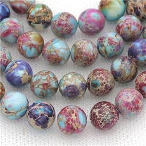 round Imperial Jasper beads, approx 8mm dia [GB11939]