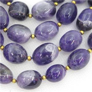Amethyst rice beads, approx 12-16mm [GB12116]