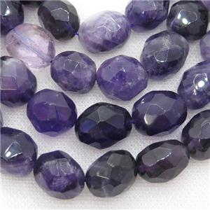 Amethyst Beads, faceted Irregular, approx 12-16mm [GB12117]