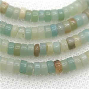 Chinese Amazonite heishi beads, approx 2x4mm [GB12196]