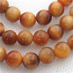 round Tiger eye stone beads, approx 6mm dia [GB12210-6MM]