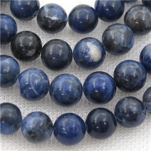 blue Sodalite Beads, round, approx 10mm dia [GB12242-10MM]