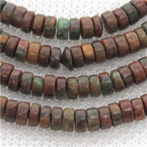 South African Turquoise heishi beads, approx 4mm [GB12308]
