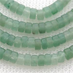 green Aventurine heishi beads, approx 4mm [GB12320]