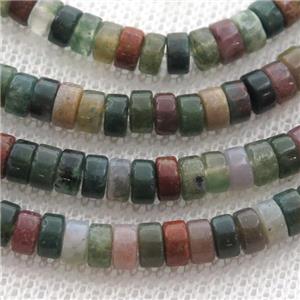 Indian Agate heishi beads, approx 4mm [GB12323]