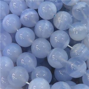 Blue Lace Agate Beads, round, approx 14mm dia [GB12397-14MM]
