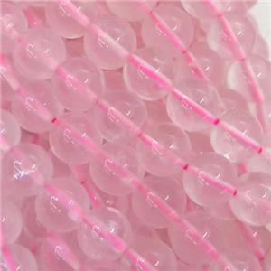 Rose Quartz beads, round, approx 4mm dia [GB12424-4MM]