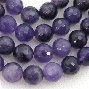 purple Amethyst Beads, faceted dround, approx 6mm dia [GB12431-6MM]