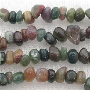 indian Agate chip beads, multicolor, approx 6-10mm [GB12512]
