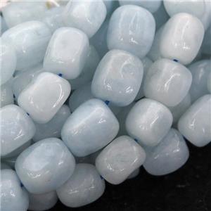 blue Aquamarine beads, freeform, approx 10-13mm [GB12591-L]