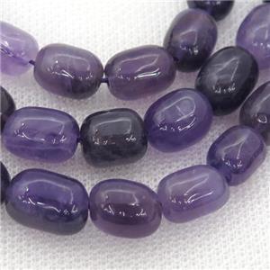 purple Amethyst beads, freeform, approx 8-12mm [GB12594]