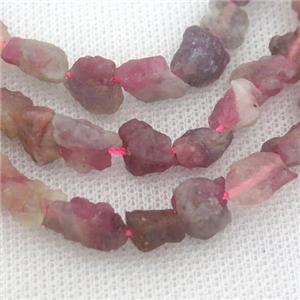 pink Tourmaline chip beads, approx 6-12mm [GB12598]