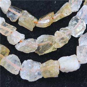 yellow Citrine chip beads, approx 6-12mm [GB12604]