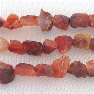 red Carnelian Agate beads chip, approx 6-12mm [GB12608]