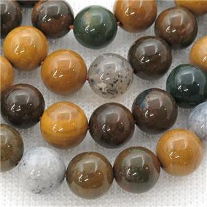 Ocean Agate Beads, round, multicolor, approx 8mm dia [GB12880-8MM]