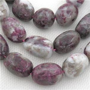 plum blossom Tourmaline Beads, freeform, approx 12-22mm [GB12980]