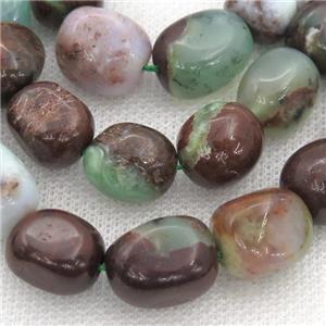 Australian Chrysoprase Beads, freeform, approx 10-14mm [GB12986]