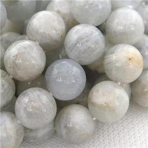 white MoonStone Beads, B-grade, approx 10mm dia [GB13068-10MM]