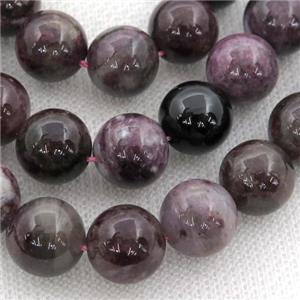 plum blossom Tourmaline Beads, round, approx 12mm dia [GB13077-12MM]