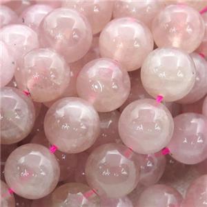Madagascar Rose Quartz Beads, round, pink, approx 10mm dia [GB13101-10MM]