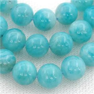 green Amazonite Beads, round, approx 10mm dia [GB13102]