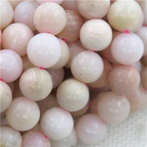 pink Opal Beads, round, B-grade, approx 8mm dia [GB13108-8MM]