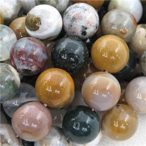 Ocean Agate Beads, round, approx 6mm dia [GB13123-6MM]