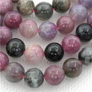 pink Tourmaline Beads, round, approx 4mm dia [GB13137-4MM]