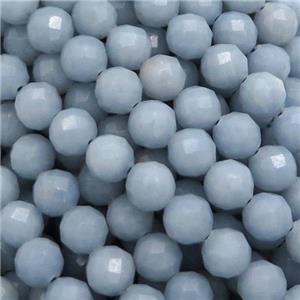 blue Angelite Beads, faceted round, approx 5mm dia [GB13220-5MM]