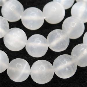 Natural Morocco White Selenite Beads Round, approx 12mm dia [GB13338-12MM]