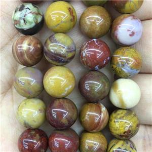 Mexico Nueva Agate Beads, round, approx 6mm dia [GB13448-6MM]