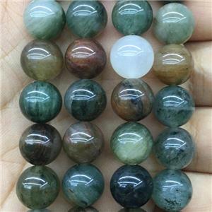 Green Chlorite Beads Smooth Round, approx 8mm dia [GB13449-8MM]