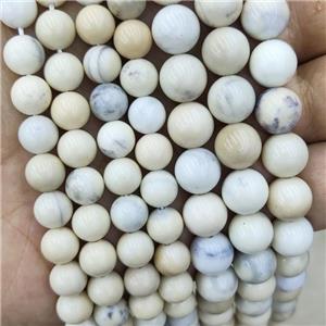 Ivory Jasper Beads Lt.yellow Smooth Round, approx 10mm dia [GB13452-10MM]