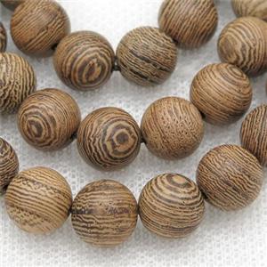 natural Wood Beads, khaki, round, approx 10mm dia [GB13472-10MM]