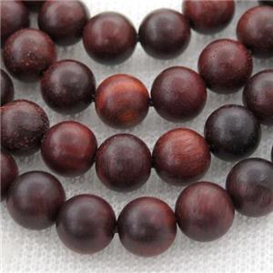 natural fancy Wood Beads, round, approx 8mm dia [GB13479-8MM]