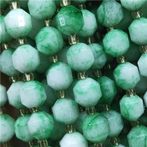 green Jade bullet beads, approx 10mm [GB13500-10MM]