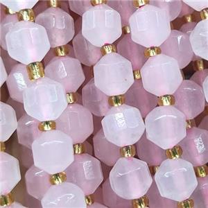pink Jade bullet beads, approx 10mm [GB13502-10MM]