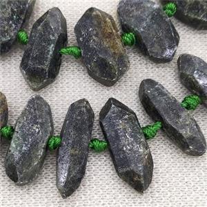 black Tourmaline Beads, arrowhead, approx 22-25mm [GB13516]