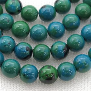 round Azurite Beads, dye, approx 4mm dia [GB13621-4MM]