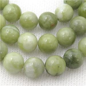 lt.green Taiwan Chrysoprase Beads, round, approx 8mm dia [GB13650-8MM]